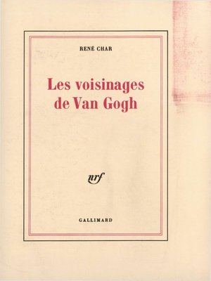 cover image of Les voisinages de Van Gogh